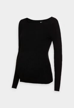 Nursing Overlap - Pullover - Black