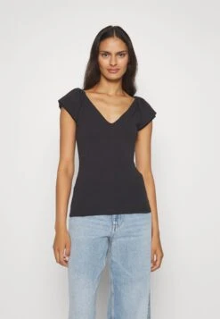 Anna Field T-Shirt Basique - Black -Anna Field Soldes Boutique 8850f9dceef040ad916f6586d1ce5cf0
