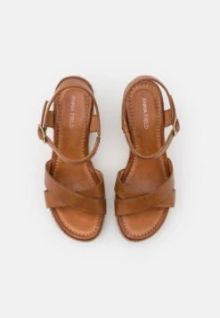 Anna Field Leather - Sandales À Talons Hauts - Cognac -Anna Field Soldes Boutique 8b26f1dc58dd45cc9b7ad8436c550397