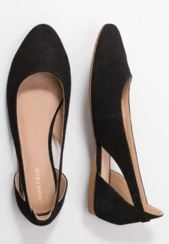 Leather - Ballerines - Black 10 Leather - Ballerines - Black -Anna Field Soldes Boutique 8f2fdebcf8294614a98a466fcb40f6d8