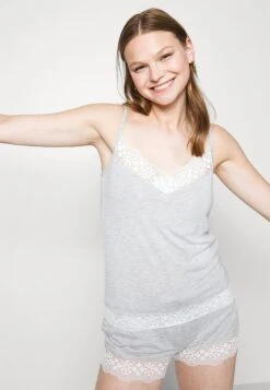 Anna Field Sarah Short Pj Set - Pyjama - Grey -Anna Field Soldes Boutique 9509fde335de4af3b934d97362e1d400