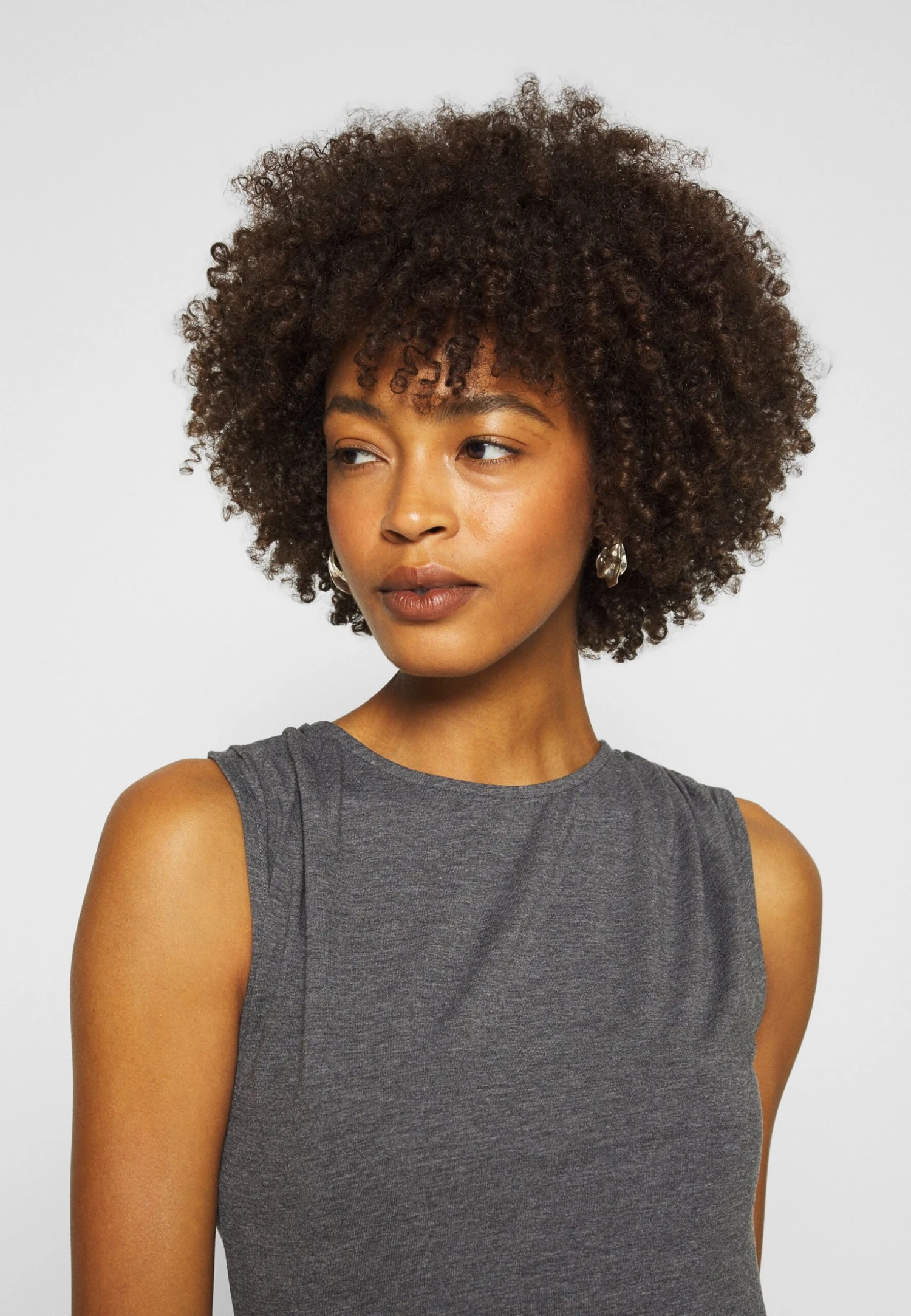 Anna Field Robe Fourreau - Grey Marl 4 Anna Field Robe Fourreau - Grey Marl – Image 4