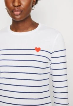 Anna Field T-Shirt À Manches Longues - White/Dark Blue 11 Anna Field T-Shirt À Manches Longues - White/Dark Blue -Anna Field Soldes Boutique 9953165afa4b4b2b93106cf6574db377