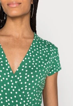 Anna Field Robe En Jersey - Green/White -Anna Field Soldes Boutique 9aa741cd7c374342bd43d625c7ea9038