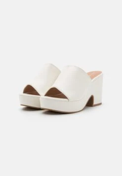 Wide Fit - Mules À Talons - White -Anna Field Soldes Boutique 9fdc4ed5dc1041329e405e87283ca9a7