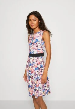 Anna Field Robe De Jour - Beige/Blue/Pink -Anna Field Soldes Boutique a35188463ebd4846ba2ce641c40ee565