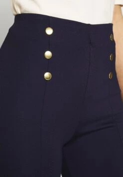 Anna Field Punto Leggings With Button Detail - Legging - Dark Blue -Anna Field Soldes Boutique a908d0371f5646e88ad7ea72361fb132