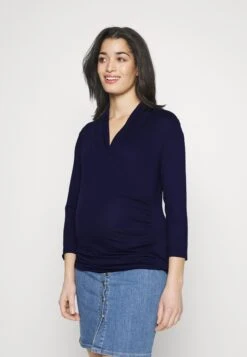 T-Shirt À Manches Longues - Dark Blue -Anna Field Soldes Boutique ad6cf01b5373404e8eb71ed96dda88f9