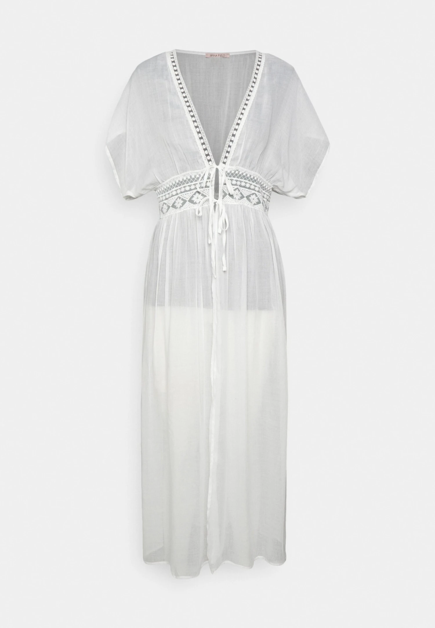 Anna Field Embroidered Cover Up / 802 - Black - Accessoire De Plage - 001 - White 5 Anna Field Embroidered Cover Up / 802 - Black - Accessoire De Plage - 001 - White – Image 5