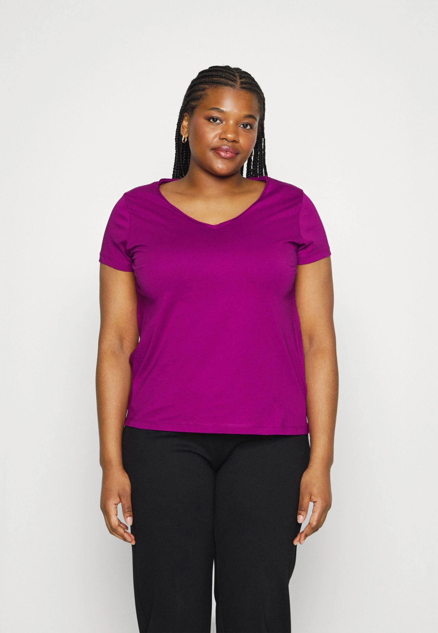 3 Pack - T-Shirt Basique - White/Dark Yellow/Purple 5 3 Pack - T-Shirt Basique - White/Dark Yellow/Purple – Image 5