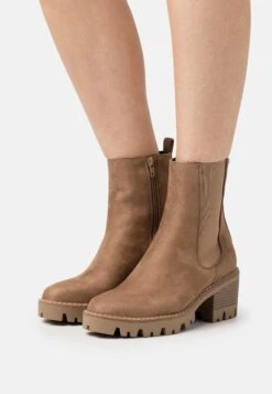 Anna Field Bottines À Plateau - Taupe