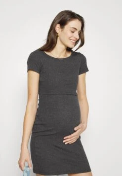 Short Sleeves - Robe En Jersey - Mottled Dark Grey -Anna Field Soldes Boutique c43c1acc53fa4f7aba38b9e5cc96a3b1