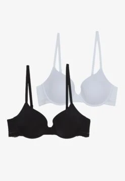 Anna Field 2 Pack - Soutien-Gorge Invisible - Black/White -Anna Field Soldes Boutique c5ba9dd8bfbe40ed82469792048e63b6