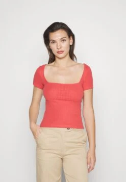 Anna Field 2 Pack - T-Shirt Basique - Red/White -Anna Field Soldes Boutique d055af685a1f462588d25e69d9cfa59b