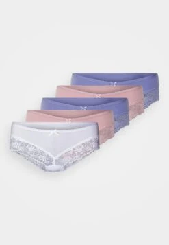Anna Field 5 Pack - Slip - Pink/Dark Blue/White -Anna Field Soldes Boutique d25f96cec6ce437a9c3d12c5d1a6a214