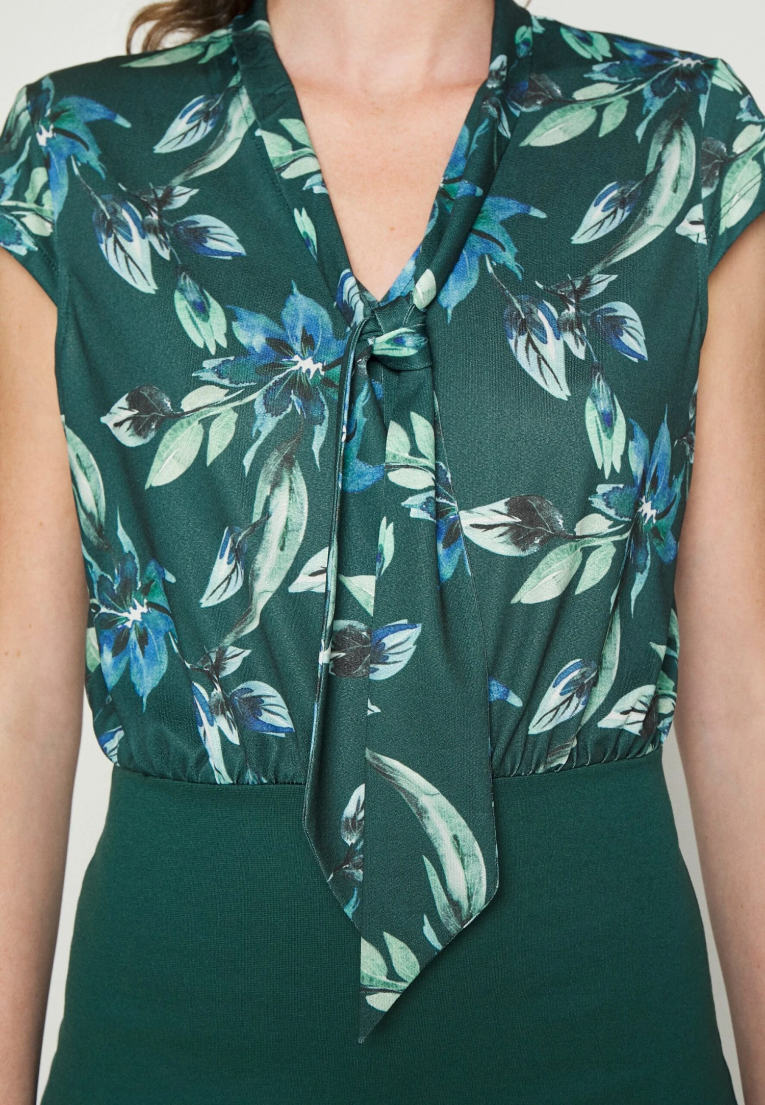 Anna Field Robe Fourreau - Dark Green-Multi-Coloured 5 Anna Field Robe Fourreau - Dark Green-Multi-Coloured – Image 5