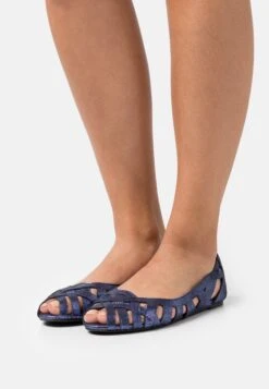 Anna Field Soldes Boutique 35 Anna Field Leather - Ballerines À Bout Ouvert - Dark Blue