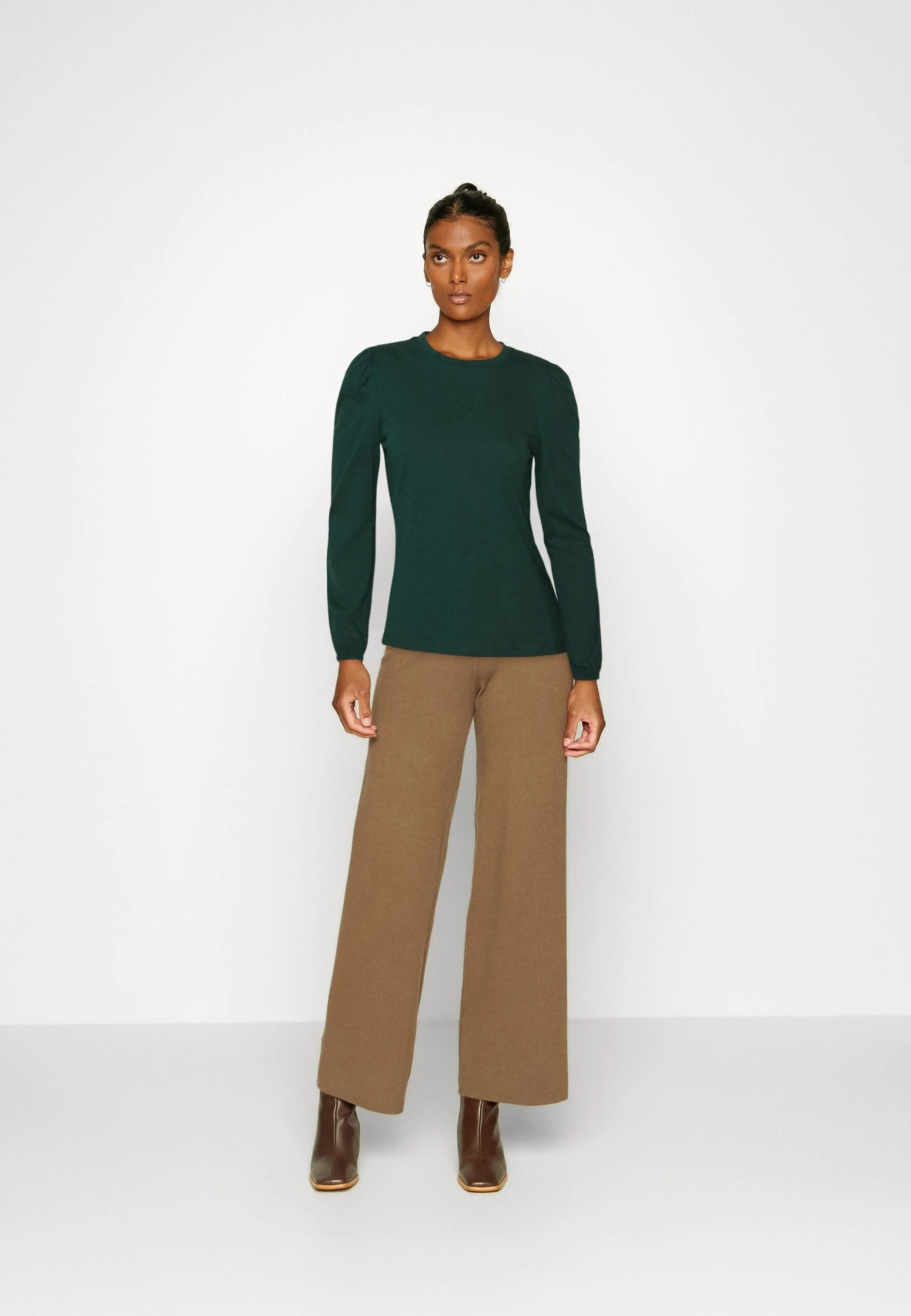 Anna Field T-Shirt À Manches Longues - Dark Green 2 Anna Field T-Shirt À Manches Longues - Dark Green – Image 2