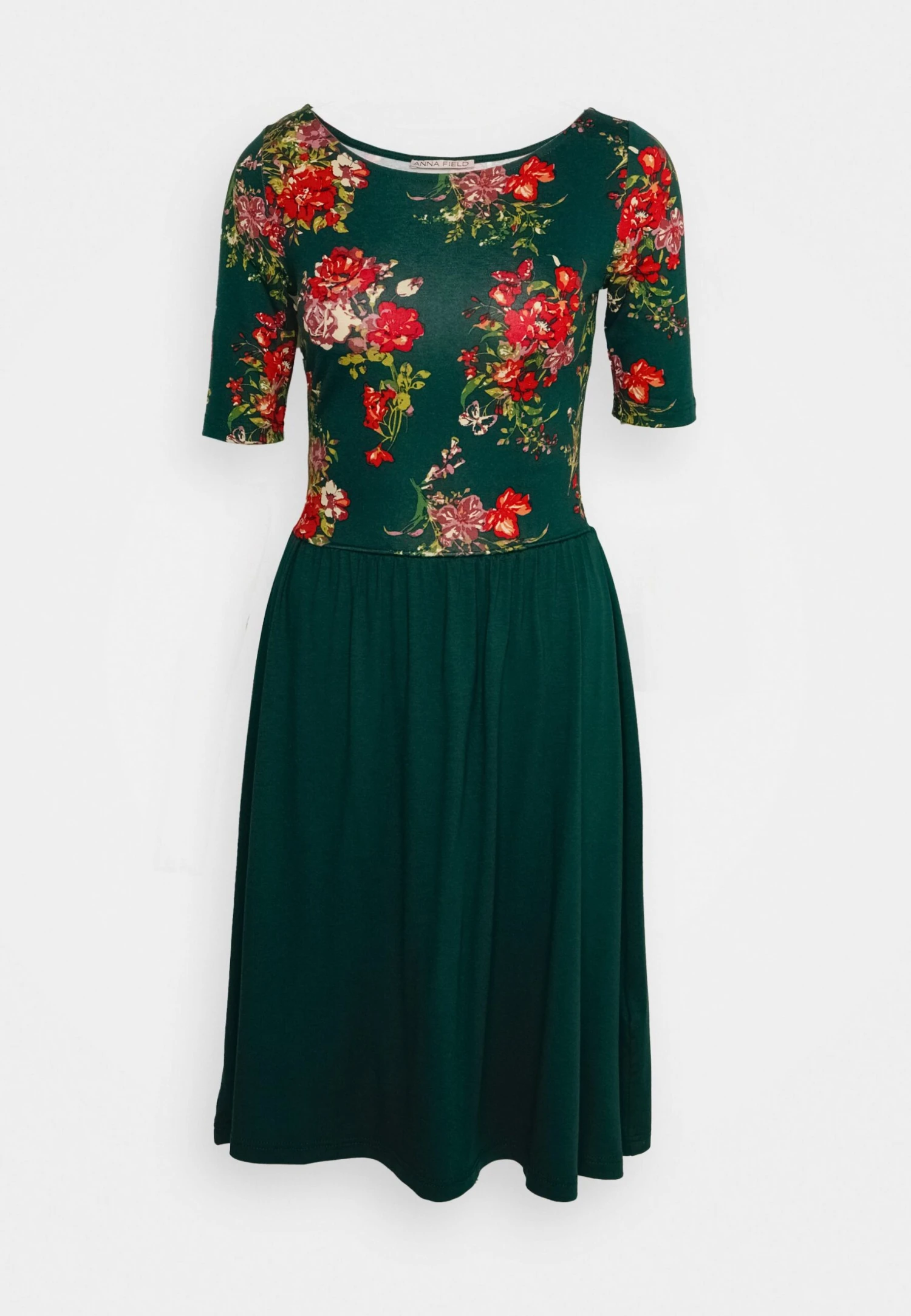 Anna Field Robe En Jersey - Multi-Coloured/Green 4 Anna Field Robe En Jersey - Multi-Coloured/Green – Image 4