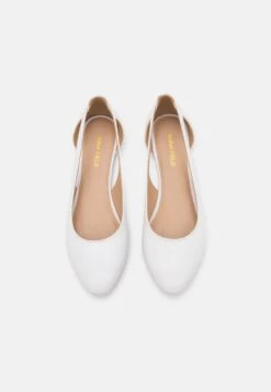 Leather - Ballerines - White -Anna Field Soldes Boutique e8b6ba7bbb364e73af4a48491b44c794