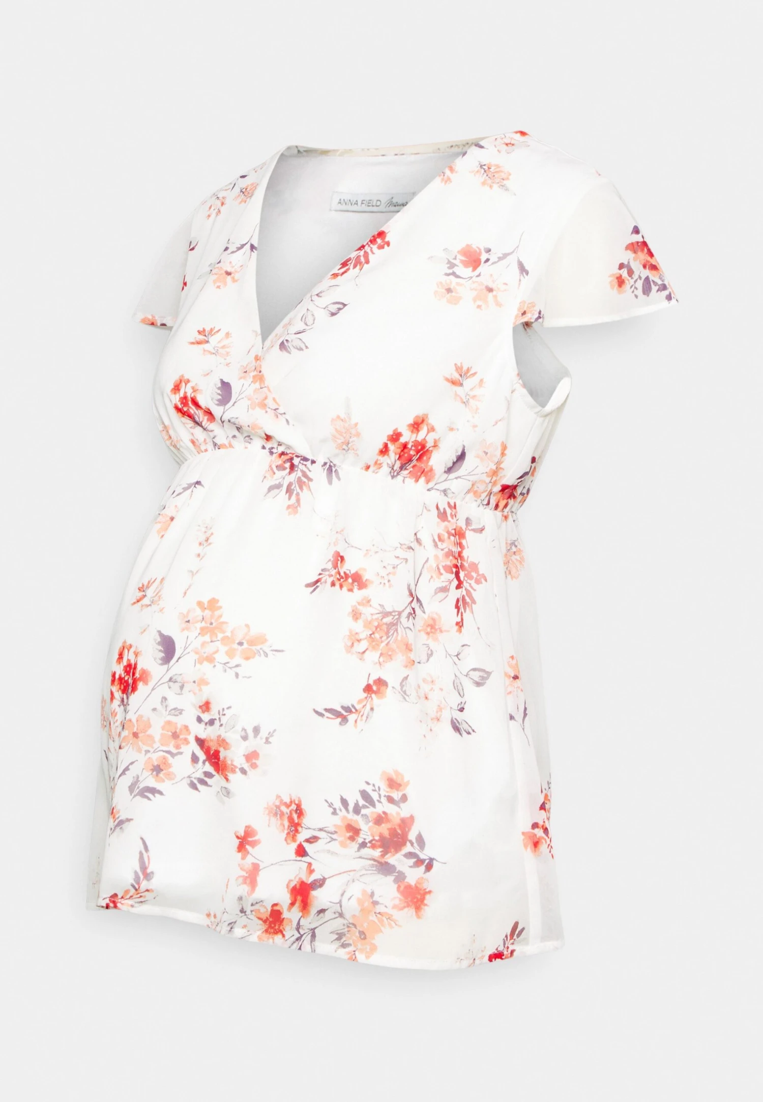 Mama Belt - Blouse - White/Red 5 Mama Belt - Blouse - White/Red – Image 5