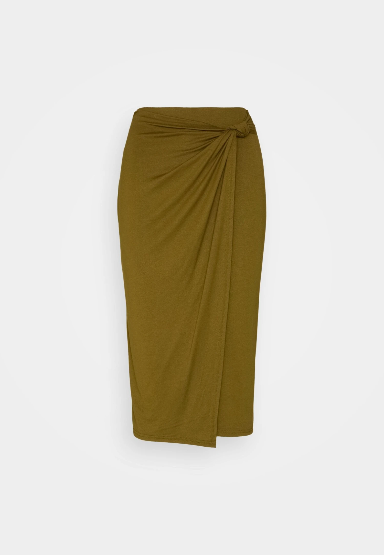 Anna Field Front Knot Midi Skirt - Jupe Crayon - Khaki 5 Anna Field Front Knot Midi Skirt - Jupe Crayon - Khaki – Image 5