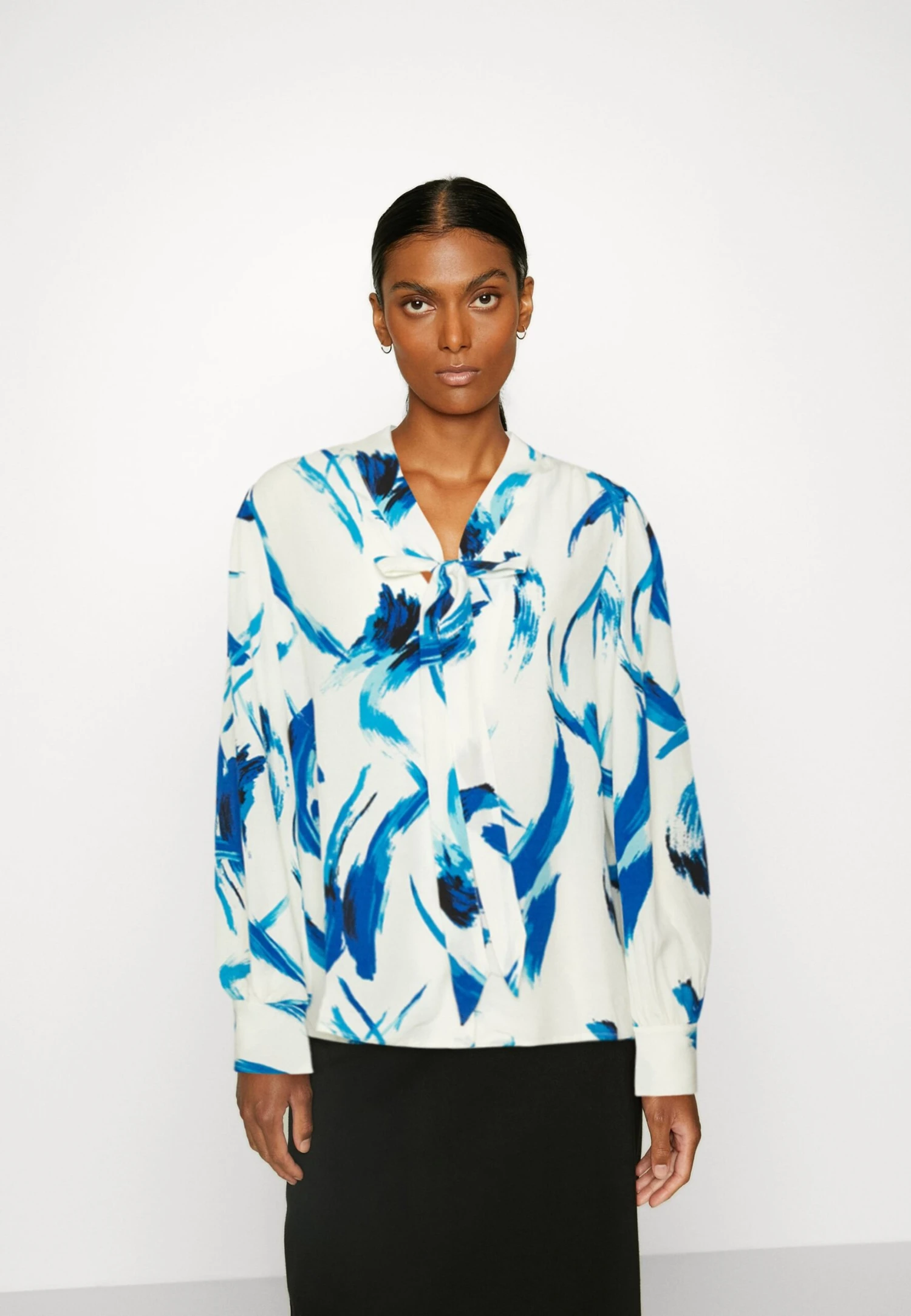 Anna Field Chemisier - White, Blue 1 Anna Field Chemisier - White, Blue