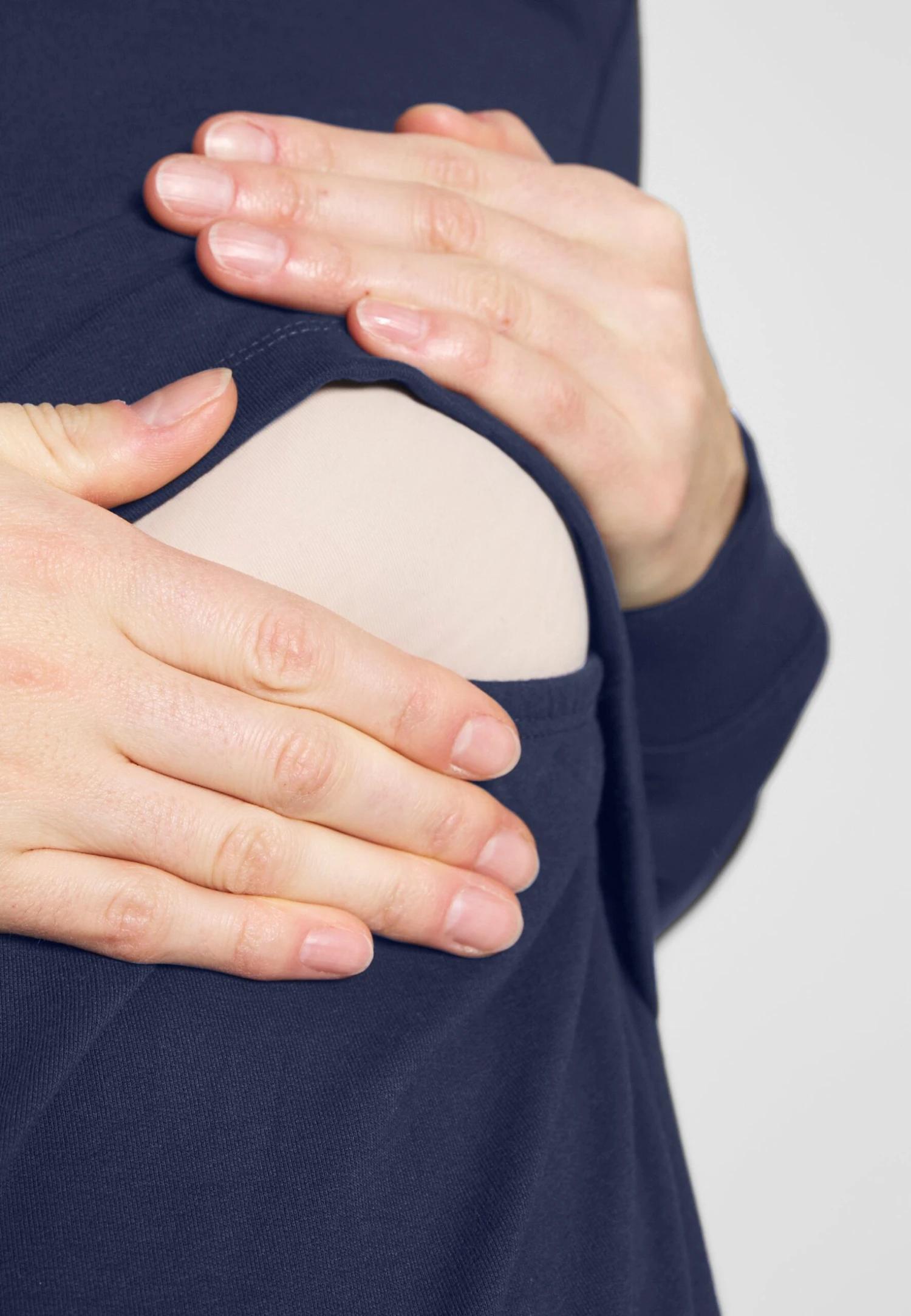 Nursing - Sweatshirt - Sweat À Capuche - Peacoat 6 Nursing - Sweatshirt - Sweat À Capuche - Peacoat – Image 6